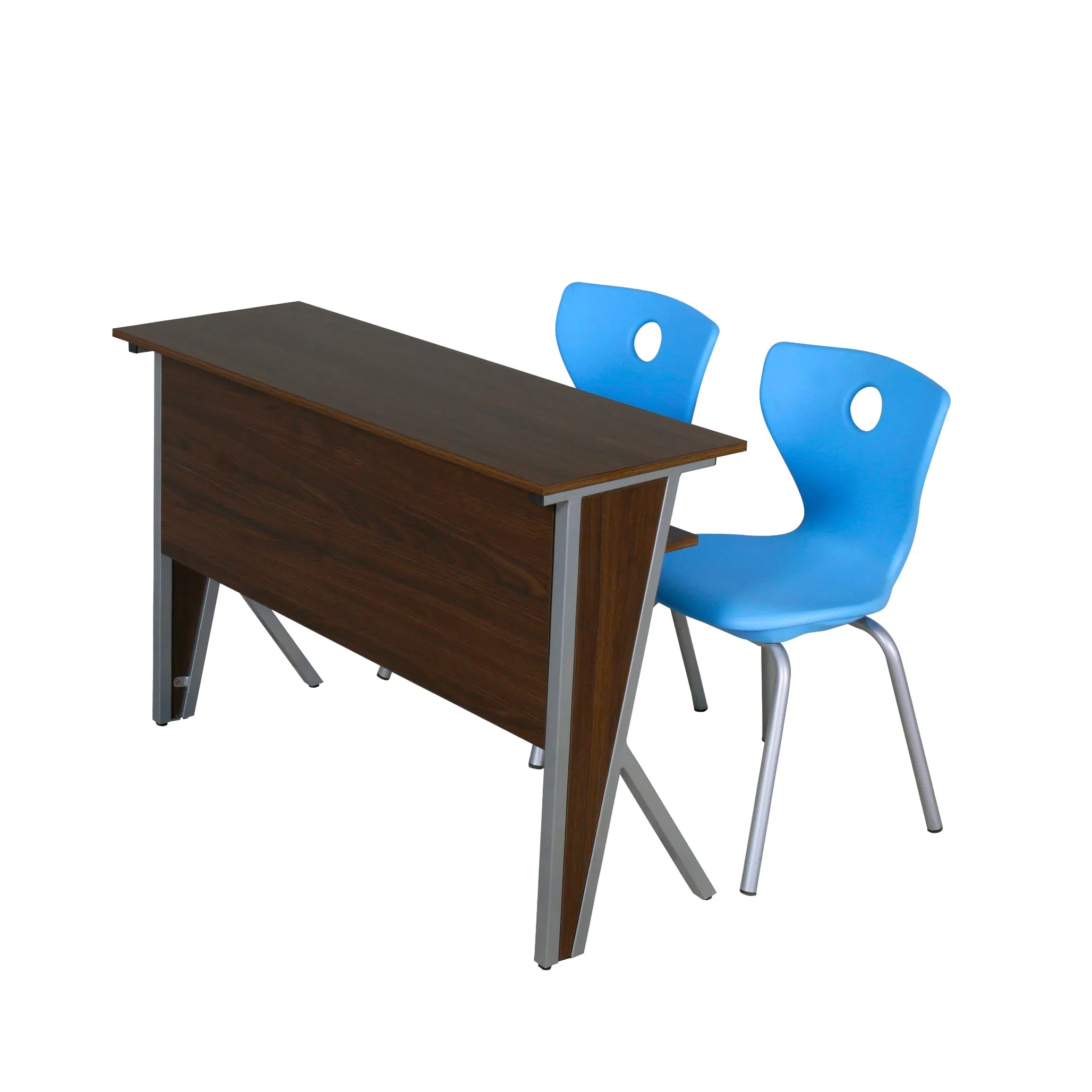 Folding Foldable Tabletop Two Person Conference Office Training Meeting Table