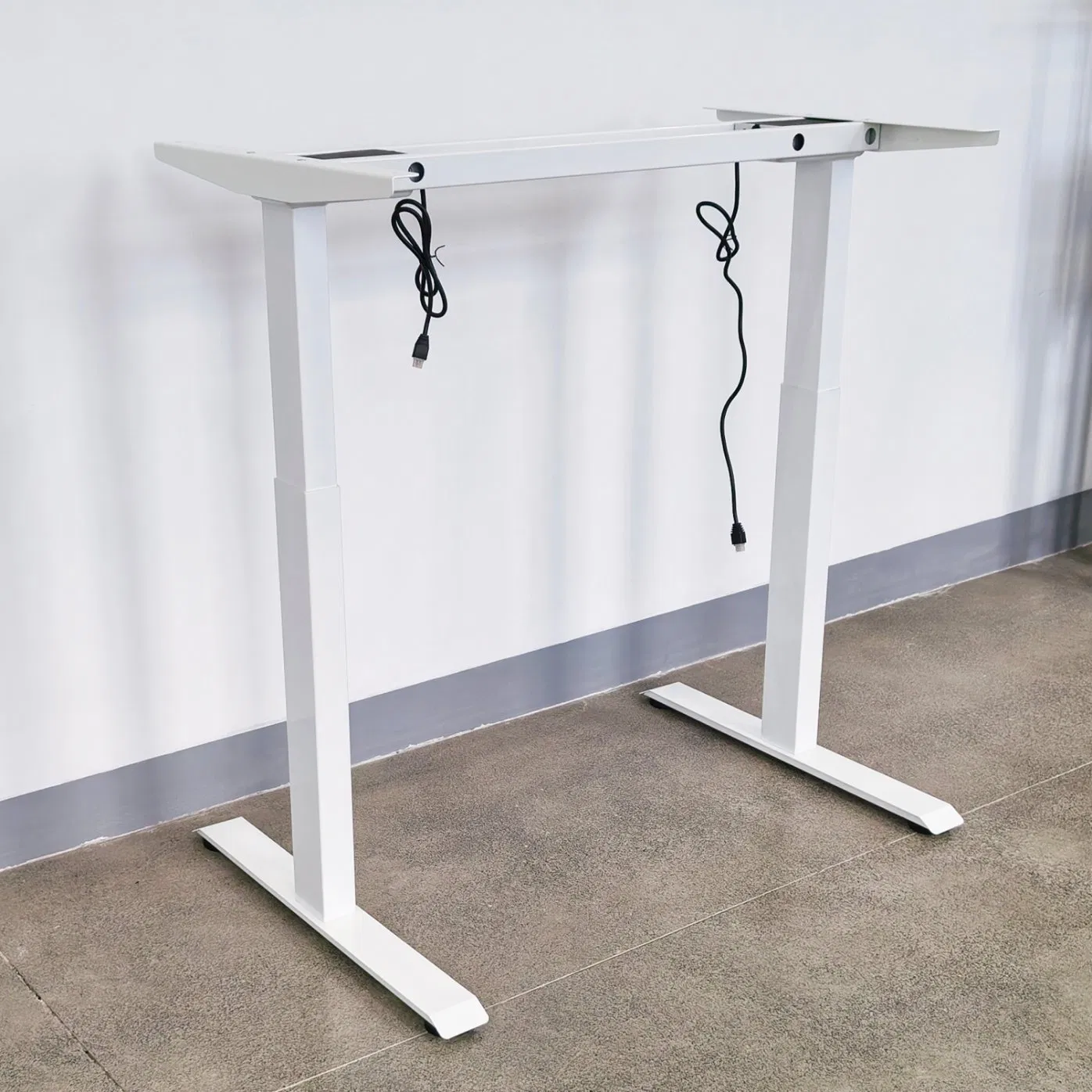 Ws-Sg2bj-01 Dual Motor Electric Ergonomic Height Adjustable Standing Desk