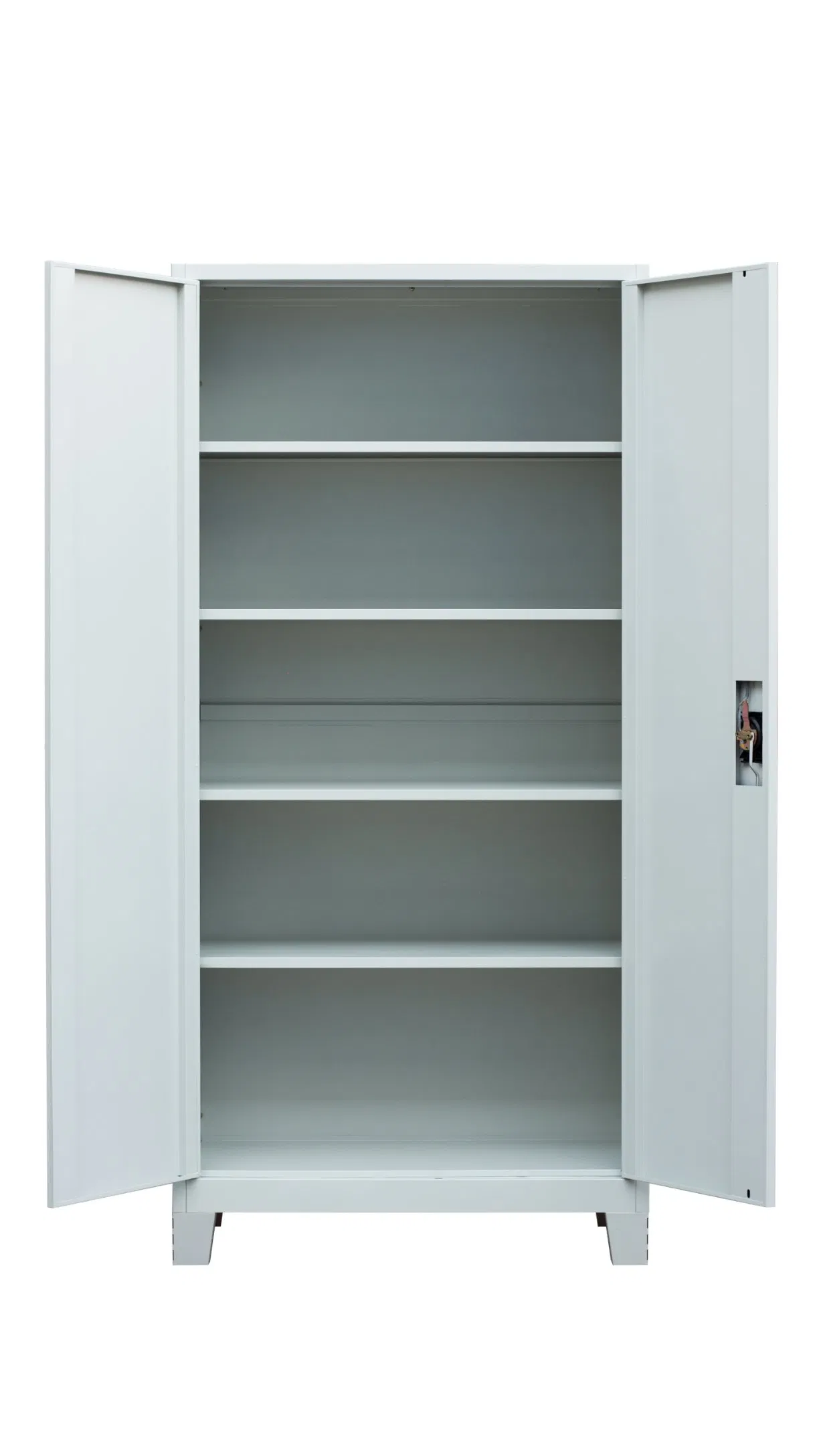 Office Furniture 2 Doors Steel Filing Cabinet Metal Storage with Legs