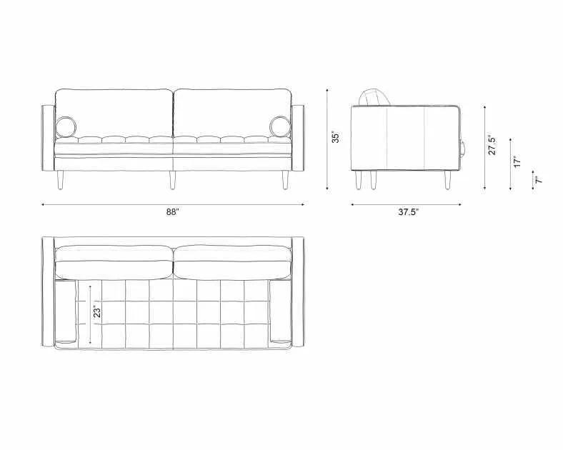 Detailed Sofa View 4