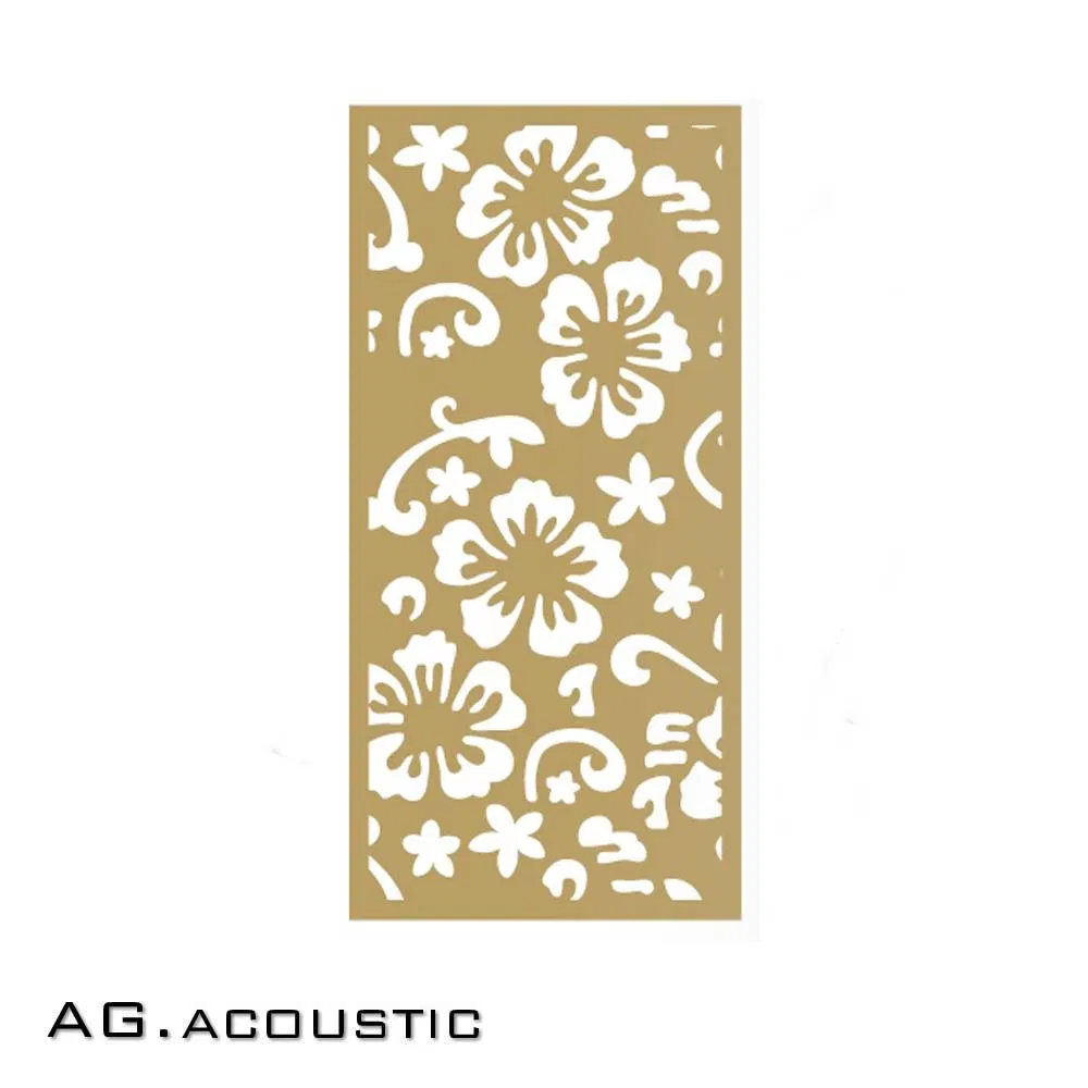 AG. Acoustic Decorative Materials MDF Carved Wall Panels Movable Partition Screen
