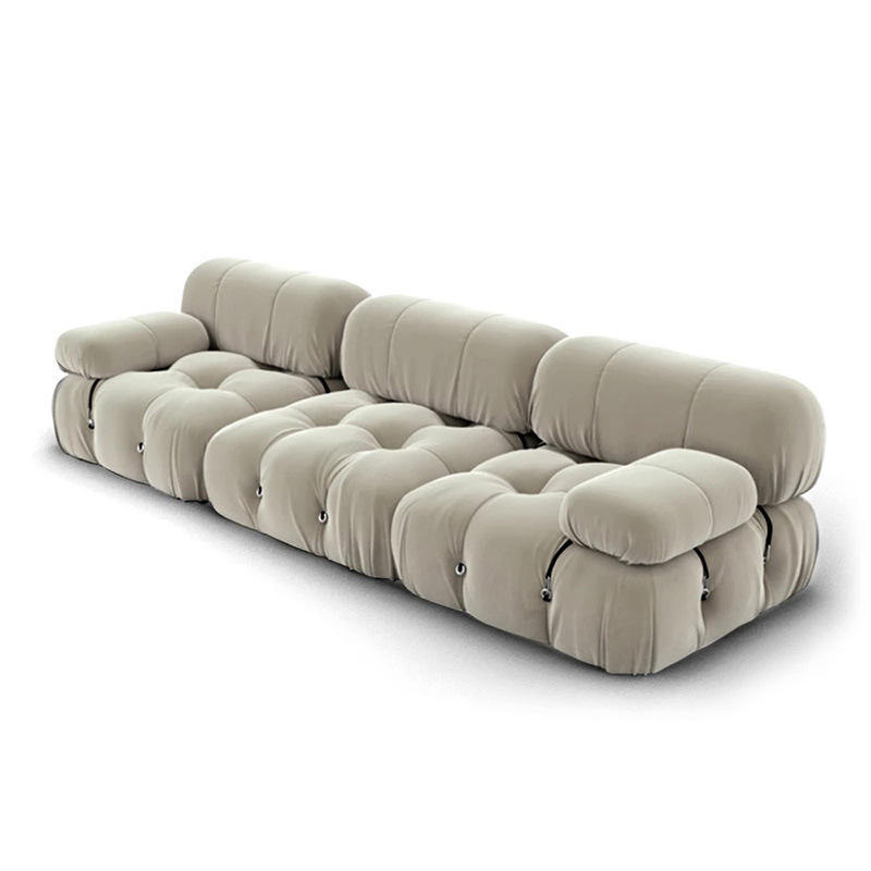 Clouds Cream Fabric Sofa for Modern Office Lounge Furniture