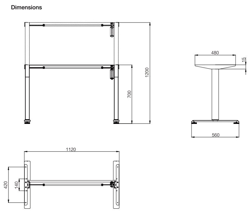 Modern Metal Jiecang Standing Desks Sit to Stand Desk Adjustable Height Table Manufacture