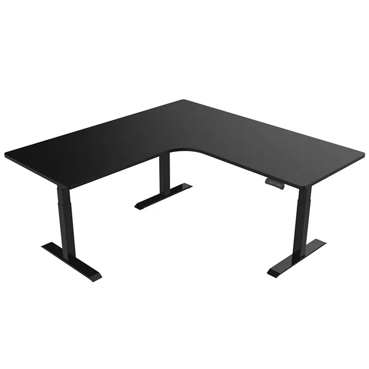 Hz Ergonomic Electric L-Shaped Adjustable Desk for Home Office