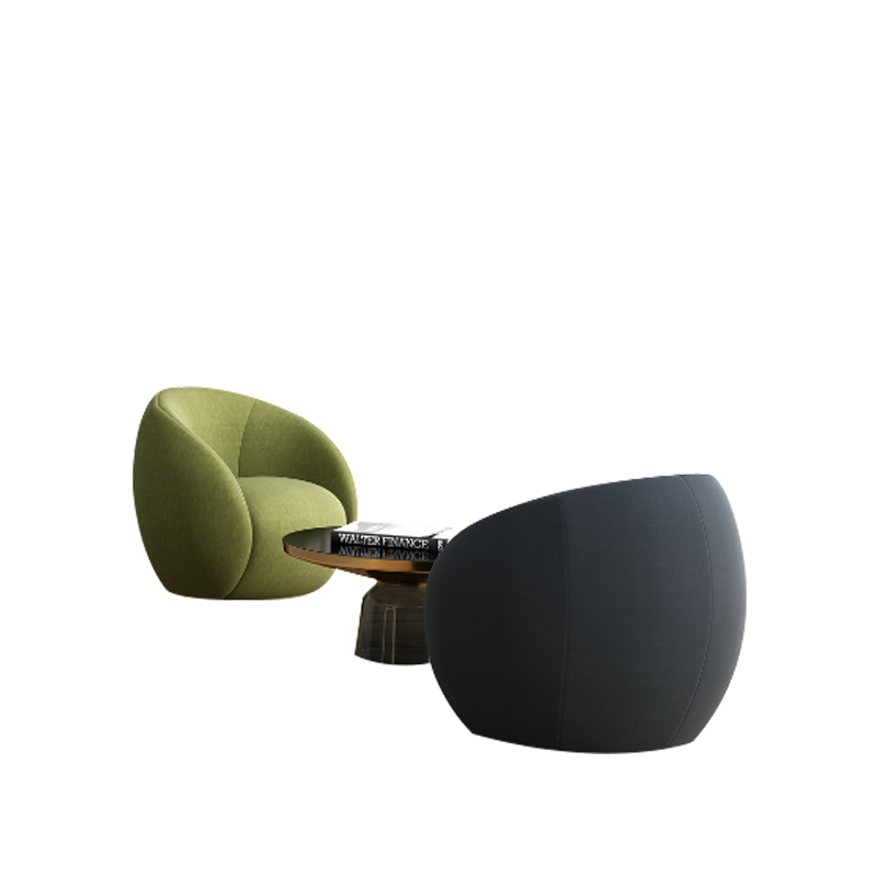 Modern Hotel Home Furniture Living Room Fabric Lazy Relax Office Leisure Lounge Chair Sofa