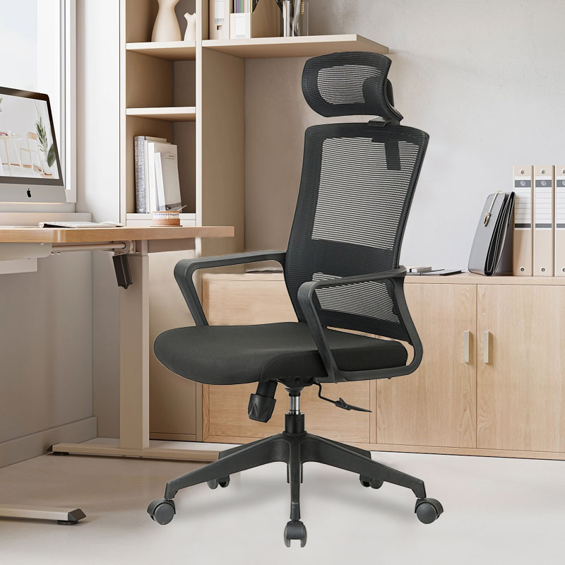 Wholesale Black Mesh Staff Working Swivel Computer Reclining Desk Task Office Chair