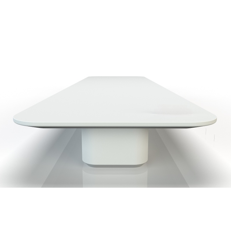 Customize Contemporary Business Meeting Conference Table for Stylish Office Environments