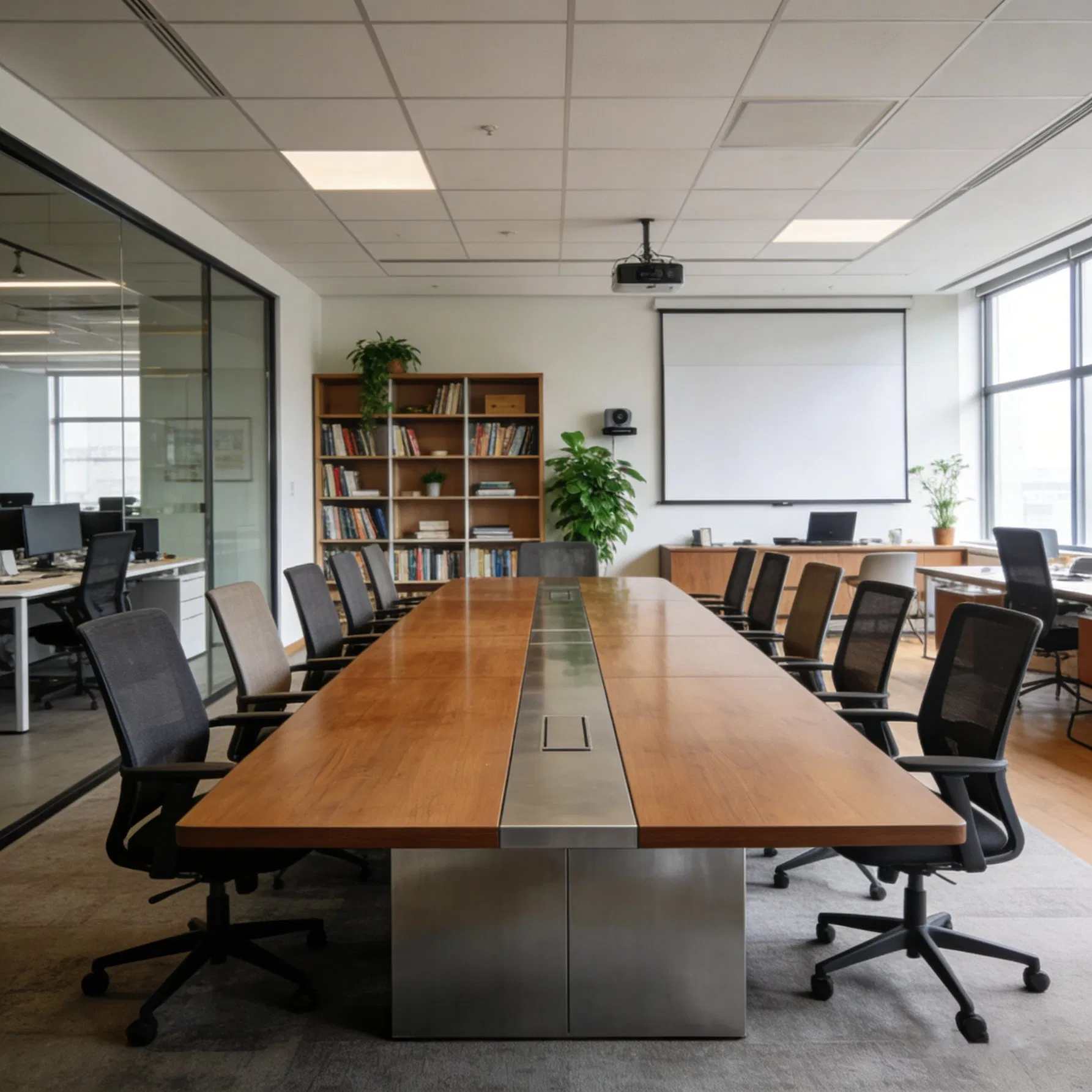 Office Furniture Meeting Spaces Negotiation Boardroom Conference Table