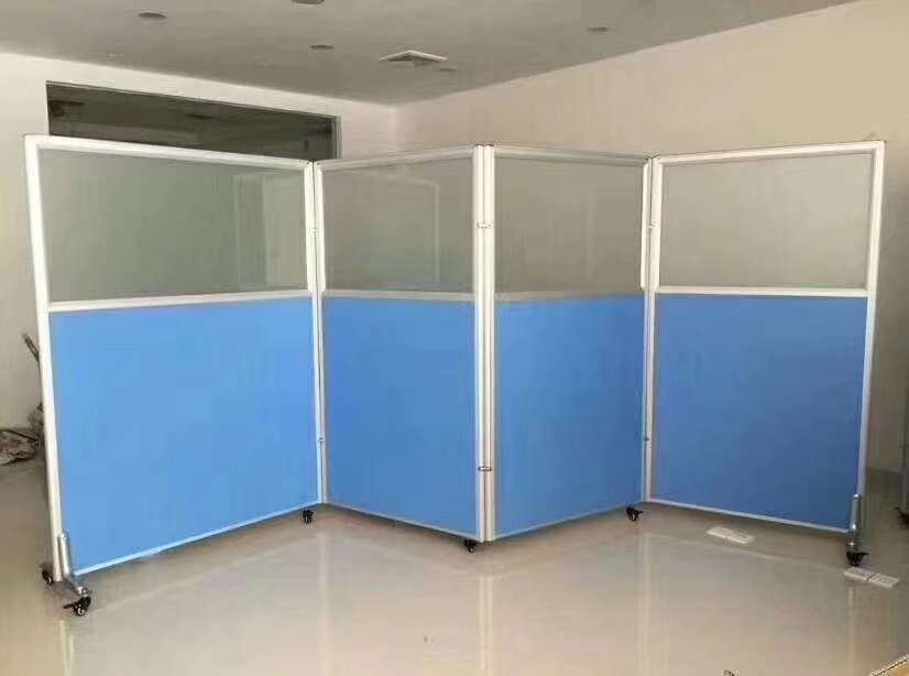 Pet Fiber Sound Abosrption Movable Partition Wall Acoustic Folding Screen