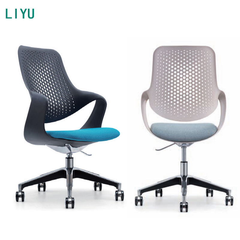 Liyu Cheap Price High Back Gas Lifting Office Staff Visitor Chair Swivel Executive Ergonomic Task Mesh Office Chair