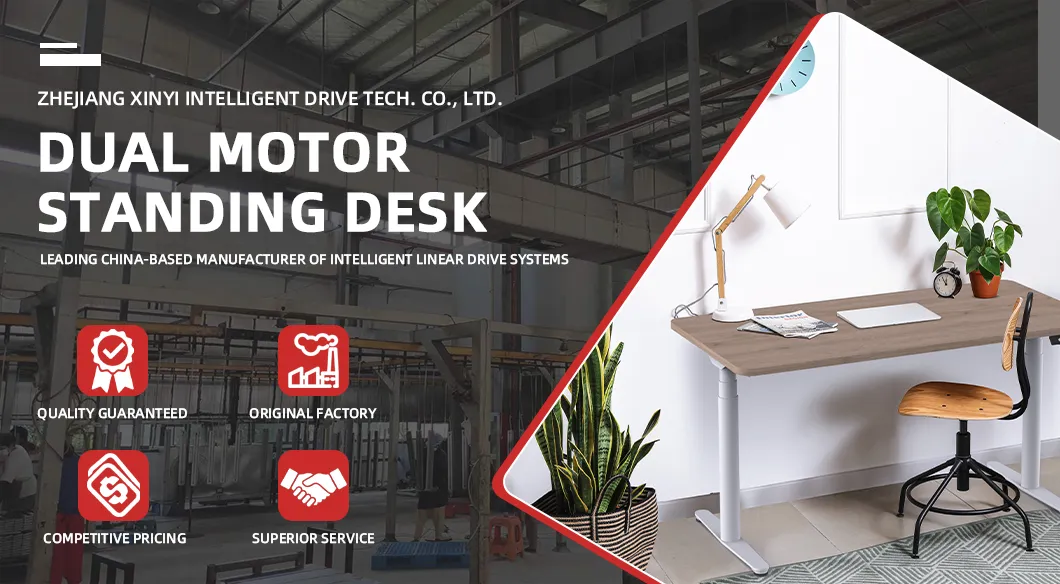 Digital Display Dual-Motor Height-Adjustable Desk