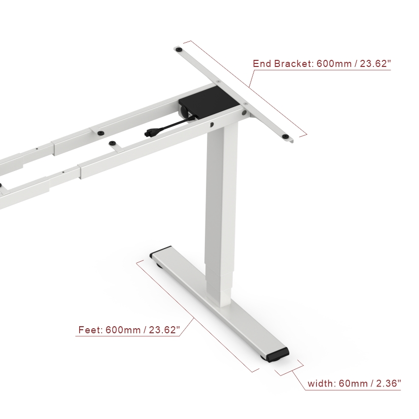 in Stock No Shaking Intelligent Digital Display Dual-Motor Height-Adjustable Desk for Personal Home Offices