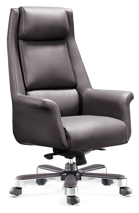 Luxury Office Furniture Modern CEO Boss Ergonomic High Back Recliner Leather Wheel Swivel Executive Chair with Adjustable Headrest
