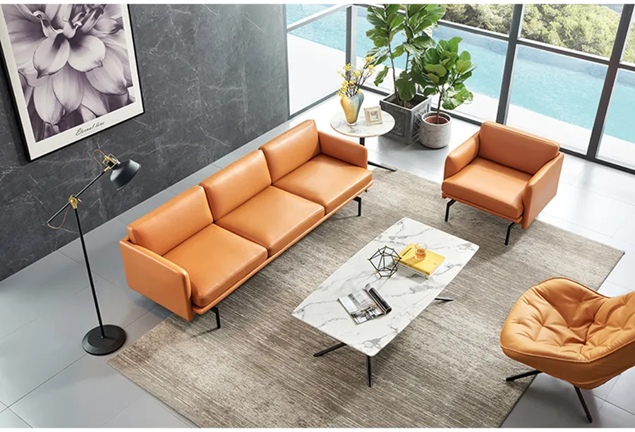 Modern Design Leather Office Sofa
