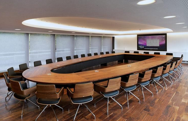 High-End Big Size 20 Person Boardroom Wooden Conference Meeting Table for Government