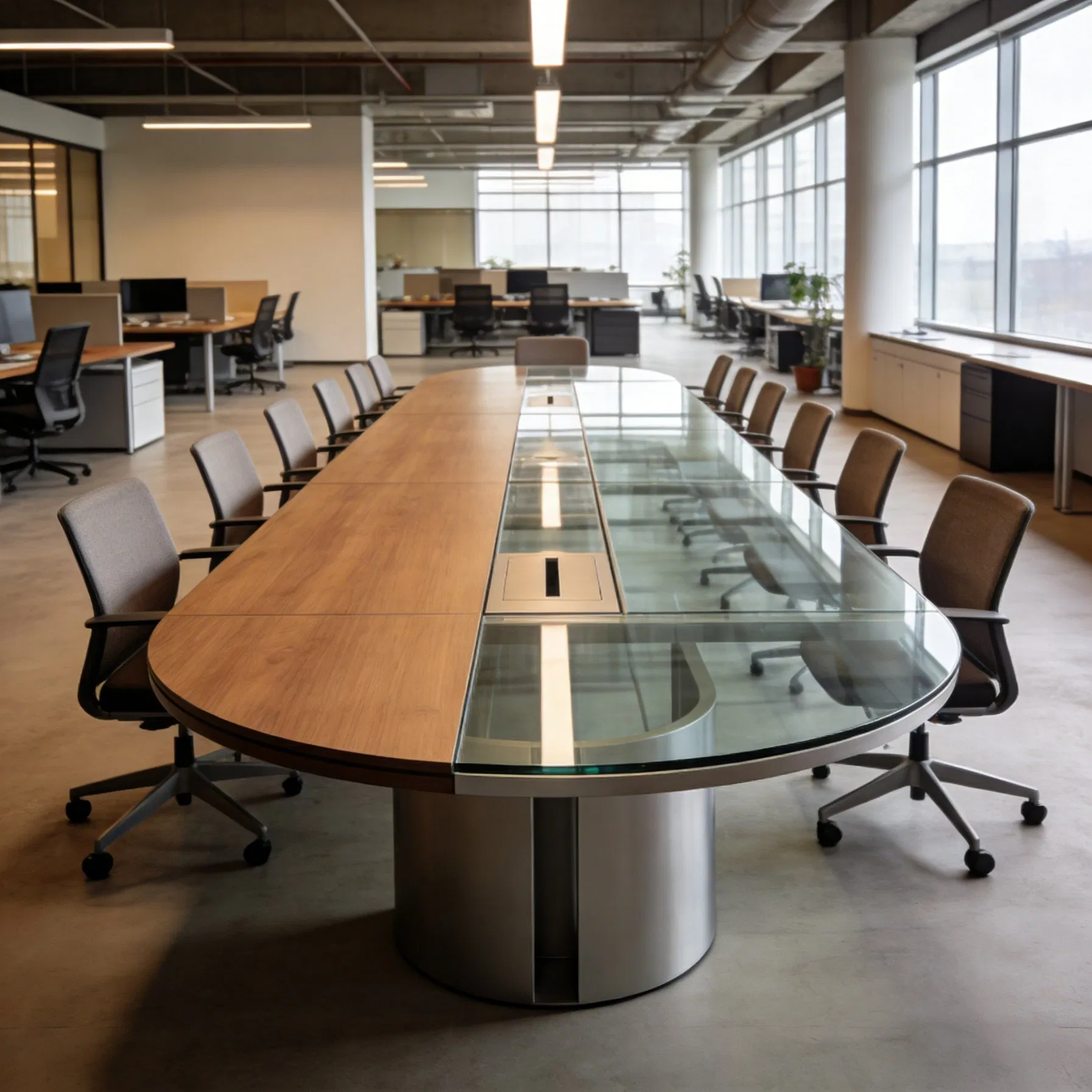 Office Furniture Meeting Spaces Negotiation Boardroom Conference Table