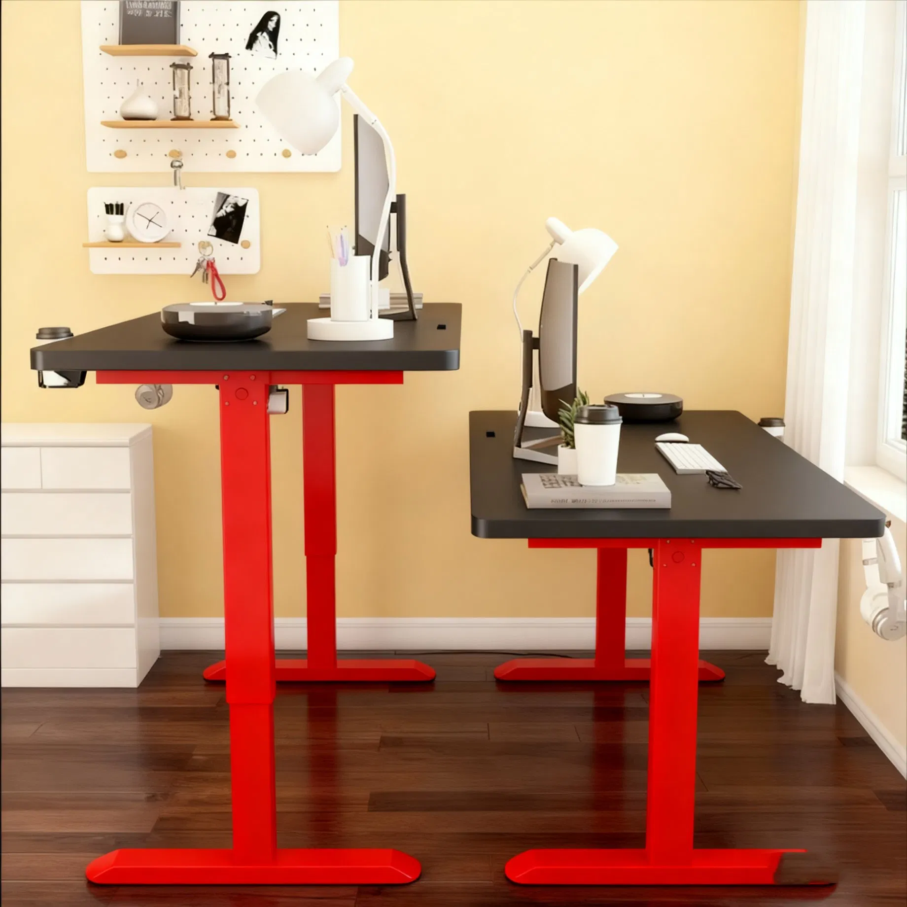 Ergonomic Furniture Sit Stand School Study Computer Laptop Table Height Adjustable Executive Office Standing Desk