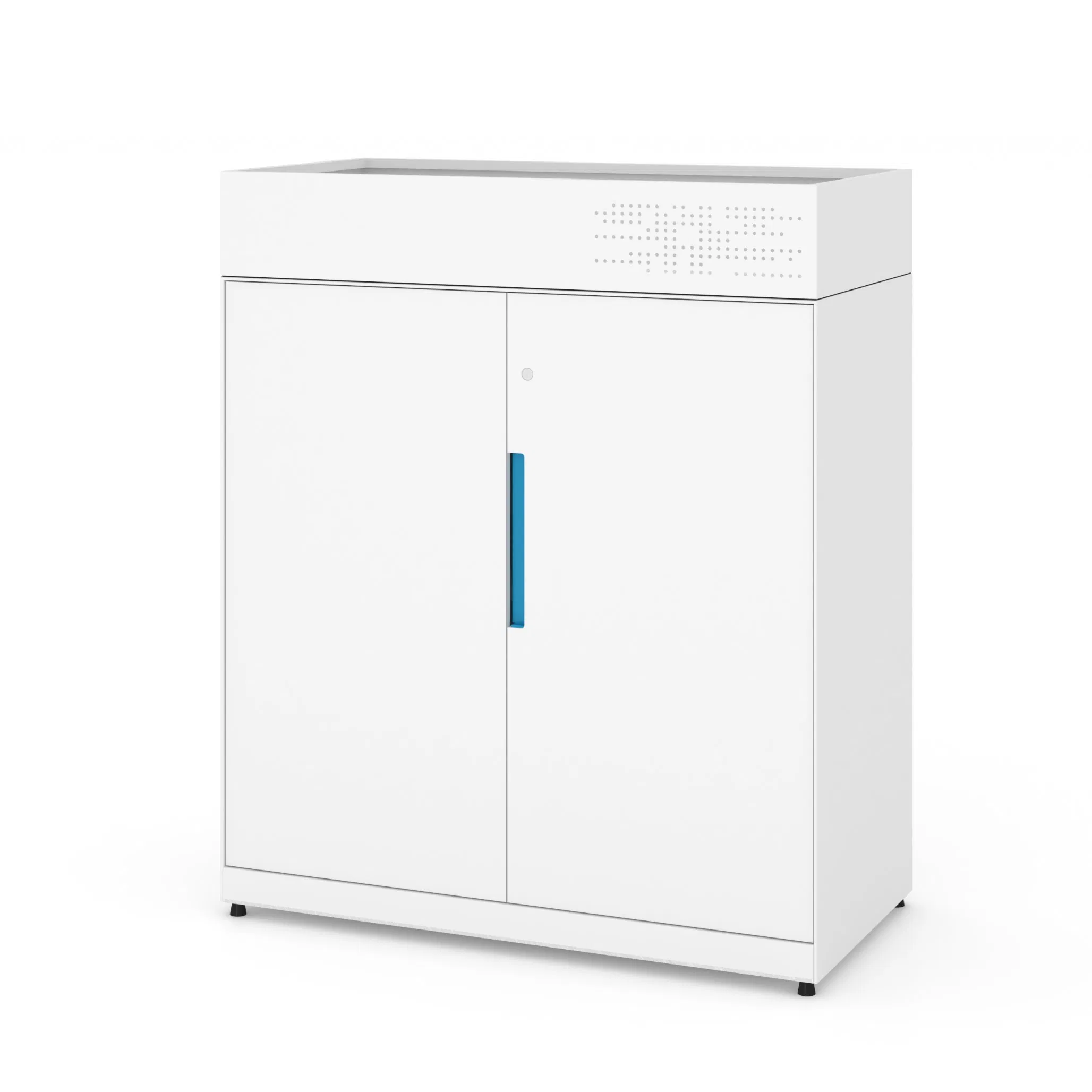 Hot Sale Metal Lateral Locker Storage Filing Cabinet with Plants Dividers for Office School Office Furniture Workstation Work Partition Cubicle Cabinet Planter