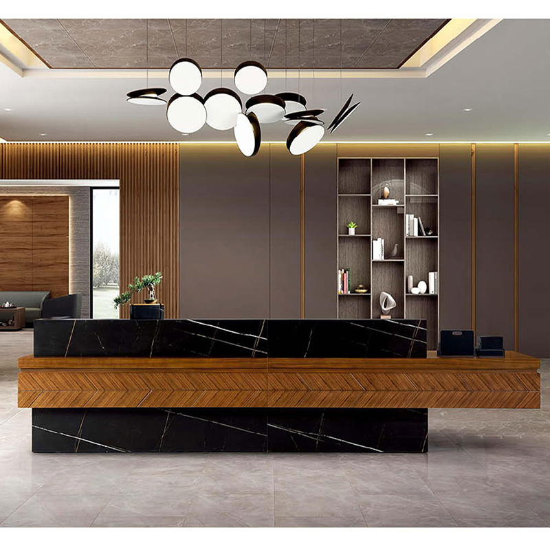 Modern White Luxury Front Salon Reception Desk (R17)