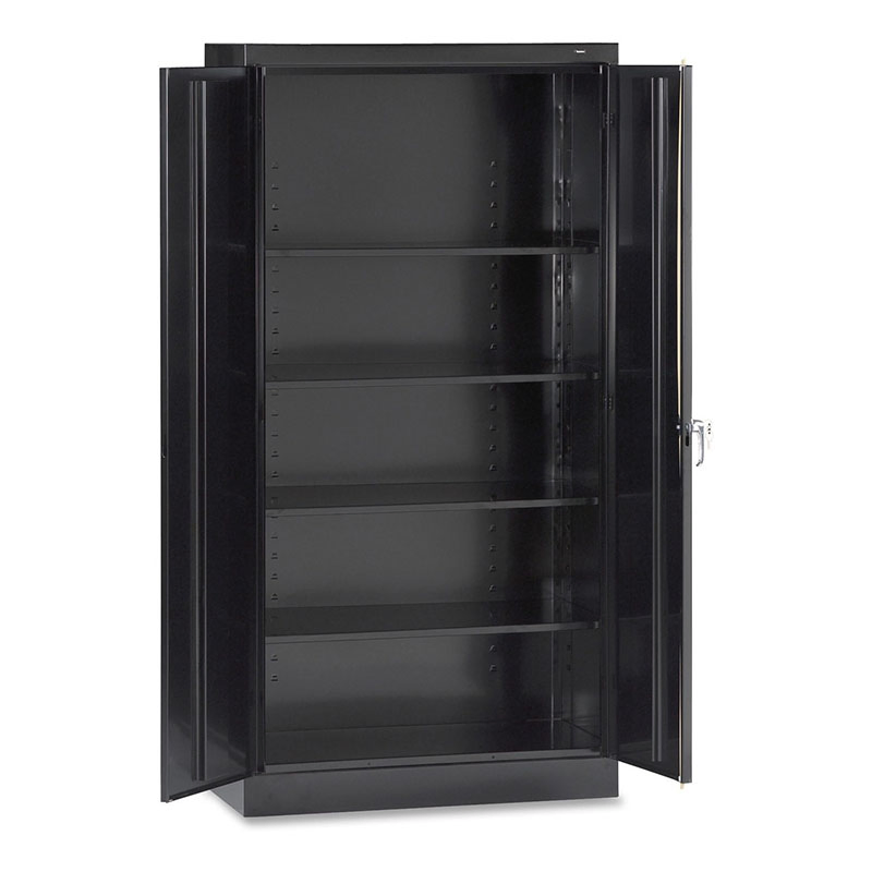 Commerical Furniture Iron Filing Cabinets Outside Metal Kd Storage Cabinets Two Door Steel Wardrobe Locker with Shelves