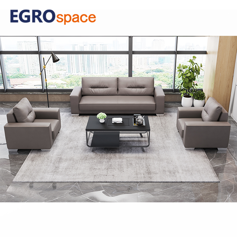 Egrospace Factory Manufacturer Furniture Recliner Lounge Leather Sectional Manager Room Office Sofa