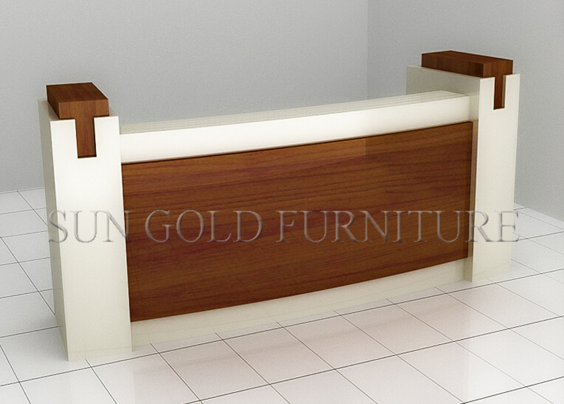 Hot Sale Wooden Office Rectangle Reception Desk (SZ-RT029)