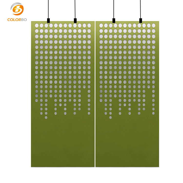 OEM Polyester Acoustic Panels Eco Protection Movable Divider Space Partition Hanging Screen