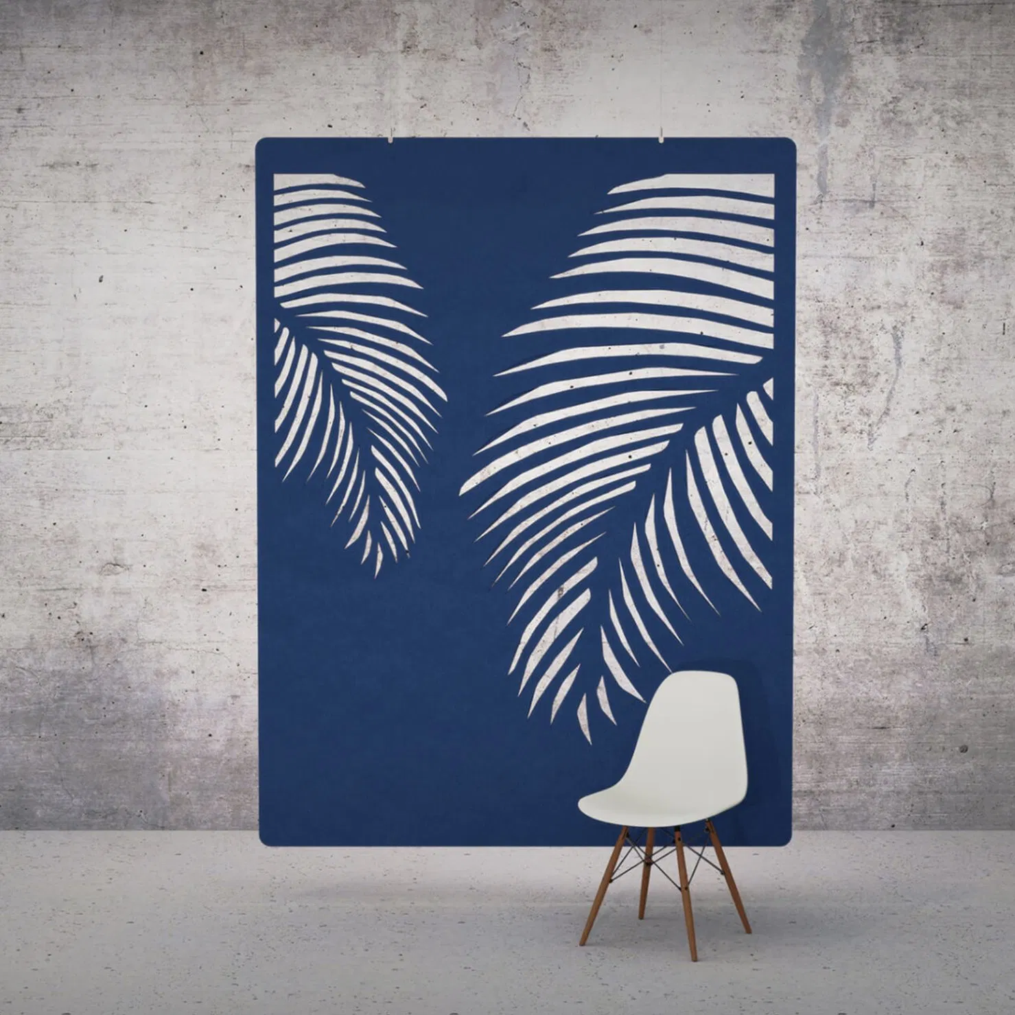 Hollowing-out Eco-Friendly Office Decor Polyester Fiber Partition Screen