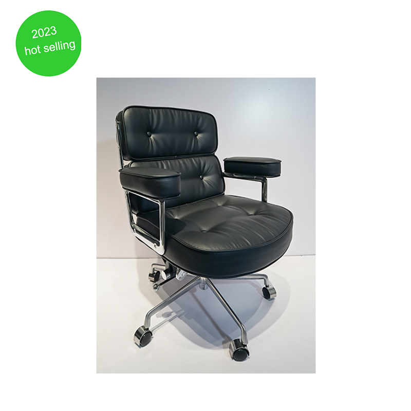 Original Office Furniture Boss Manager Executive Leather Aluminium Chair