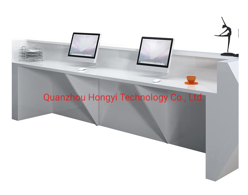 Modern Designs High Quality Office Front Counter Reception Desk Reception Table L Shaped Front Office Salon Reception Desk