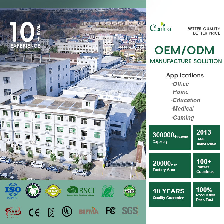 Customized Ergonomic Office Home Height Adjustable Electric Computer Table Standing Desk Legs