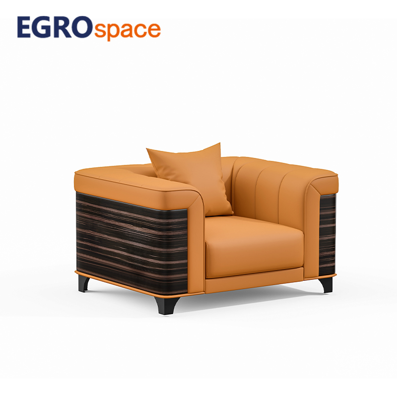 Egrospace Luxury Design European Style Modular Sectional Manager Reception Lounge Office Sofa Set