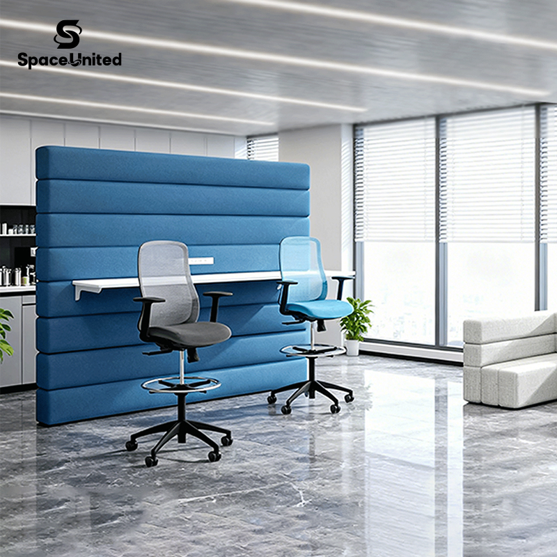 Spaceunited Factory Wholesale Office Lounge Area Classic and Elegant Office Partition Walls Sofa