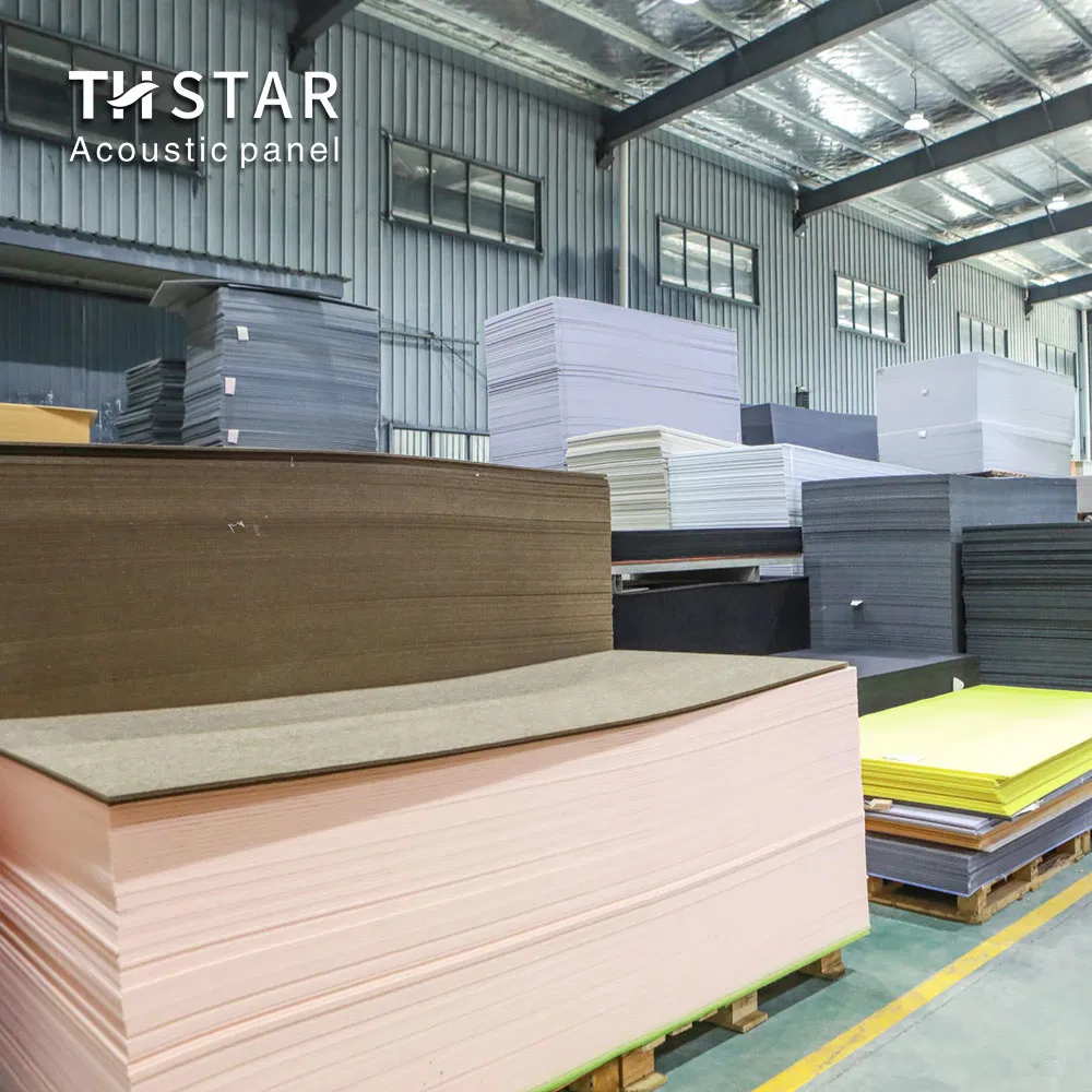 Sound Dampening 100% Recycle Polyester Fiber Decorative Acoustic Panel Hanging Room Divider Partition Screen