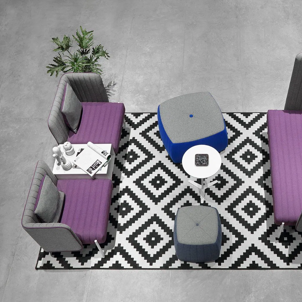 Modern Nordic Lounge Couch Furniture Waiting Room Sectional Public Area Office Reception Sofa Sofas