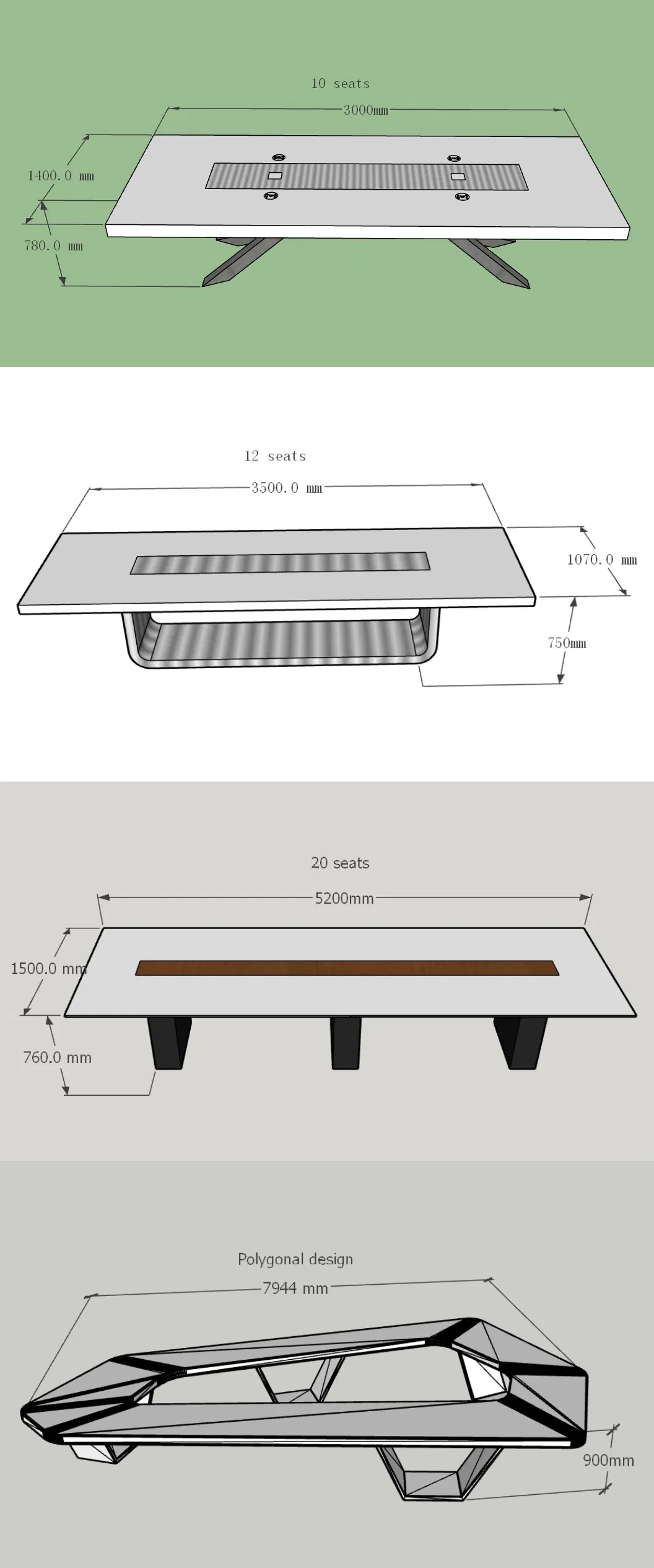 Standard and Custom Dimensions