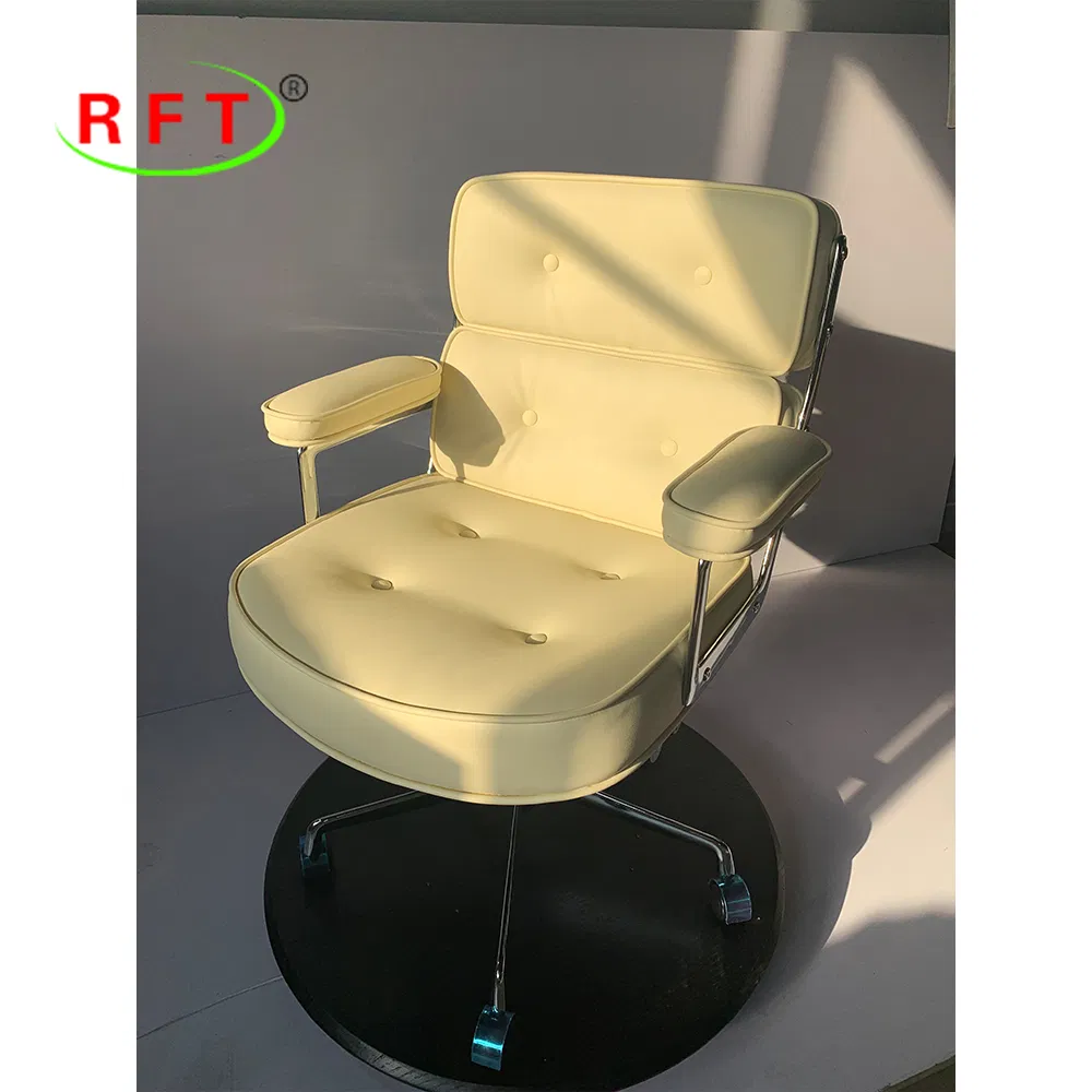 Original Office Furniture Boss Manager Executive Leather Aluminium Chair