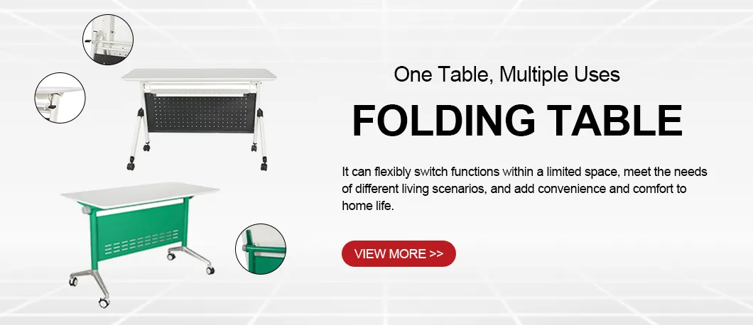 Customizable Foldable Office Conference Table