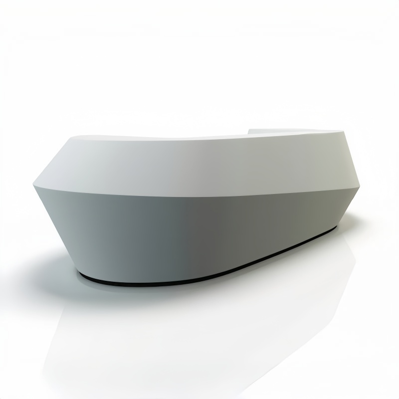 Stylish Office Reception Desk with Contemporary Design Elements