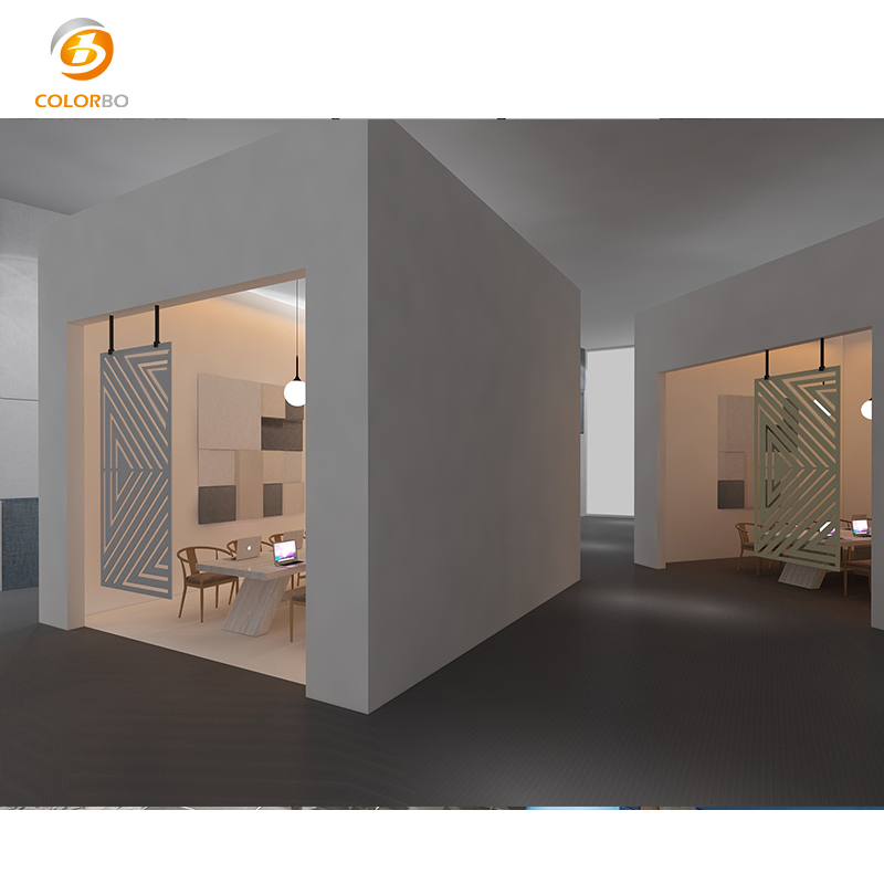 OEM Polyester Acoustic Panels Eco Protection Divider Customized PET Panel Space Partition screen
