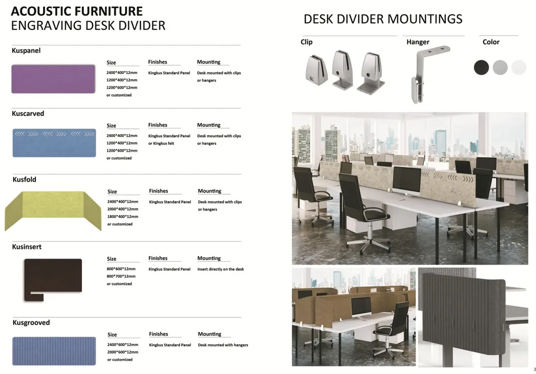 Desk Divider Installation