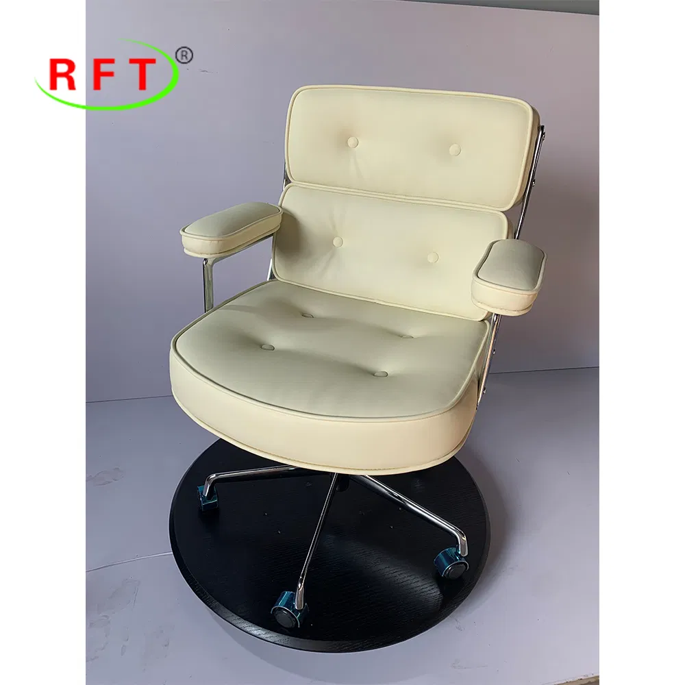 Original Office Furniture Boss Manager Executive Leather Aluminium Chair