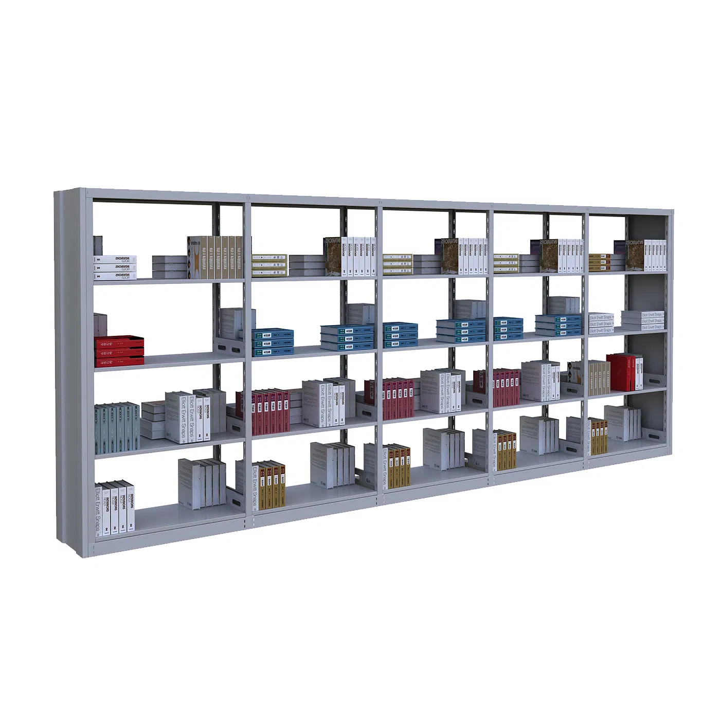 Simple Modern Home Office Furniture Storage Metal Bookcase Rack