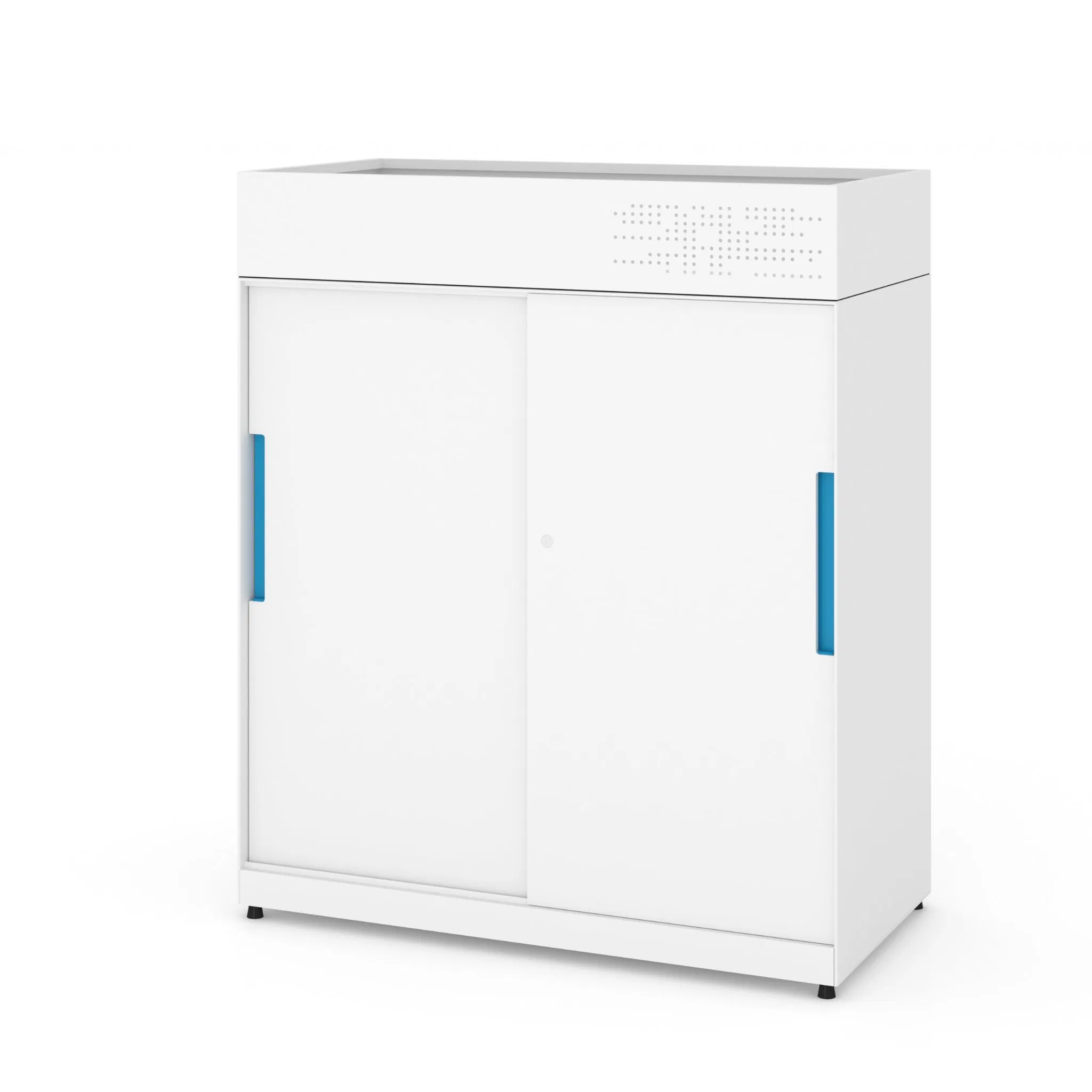 Hot Sale Metal Lateral Locker Storage Filing Cabinet with Plants Dividers for Office School Office Furniture Workstation Work Partition Cubicle Cabinet Planter