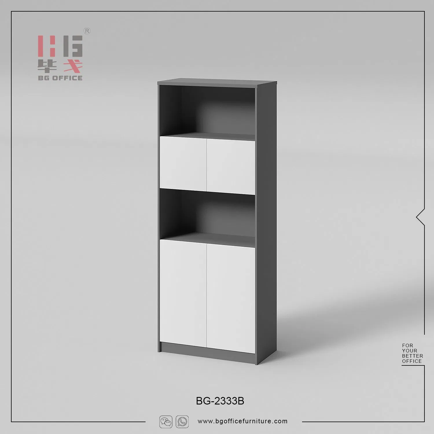Modern Furniture Home Display Shelf Wooden Office Simple Design Bookcase