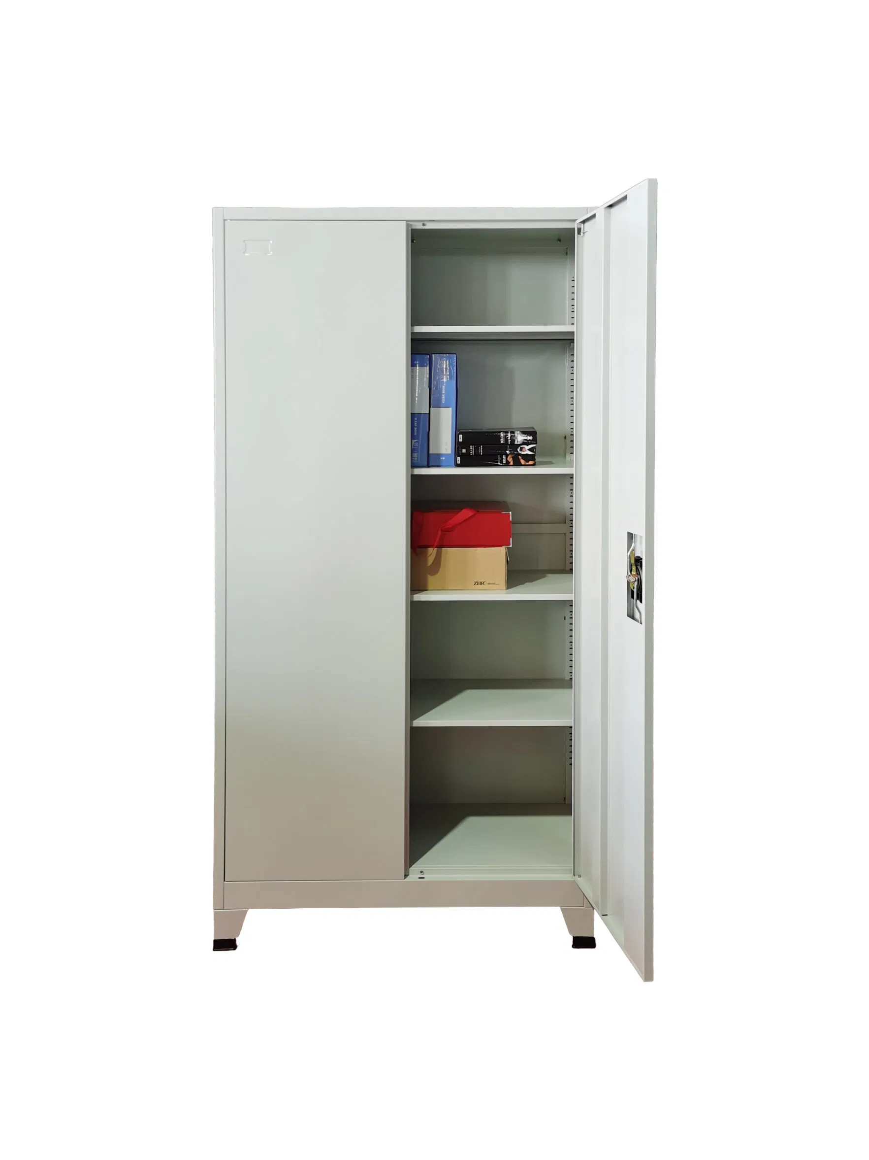 Office Furniture 2 Doors Steel Filing Cabinet Metal Storage with Legs