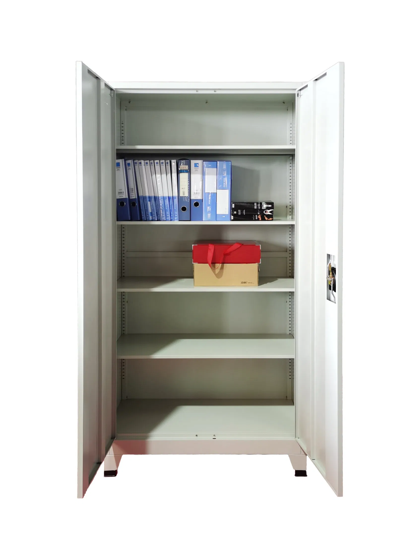 Office Furniture 2 Doors Steel Filing Cabinet Metal Storage with Legs