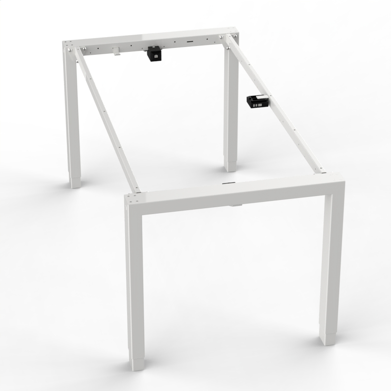 Customized Ergonomic Office Home Heavy Duty Height Adjustable Electric Computer Table Standing Desk Legs Electric Desk Frame with Dual Motor Four Legs