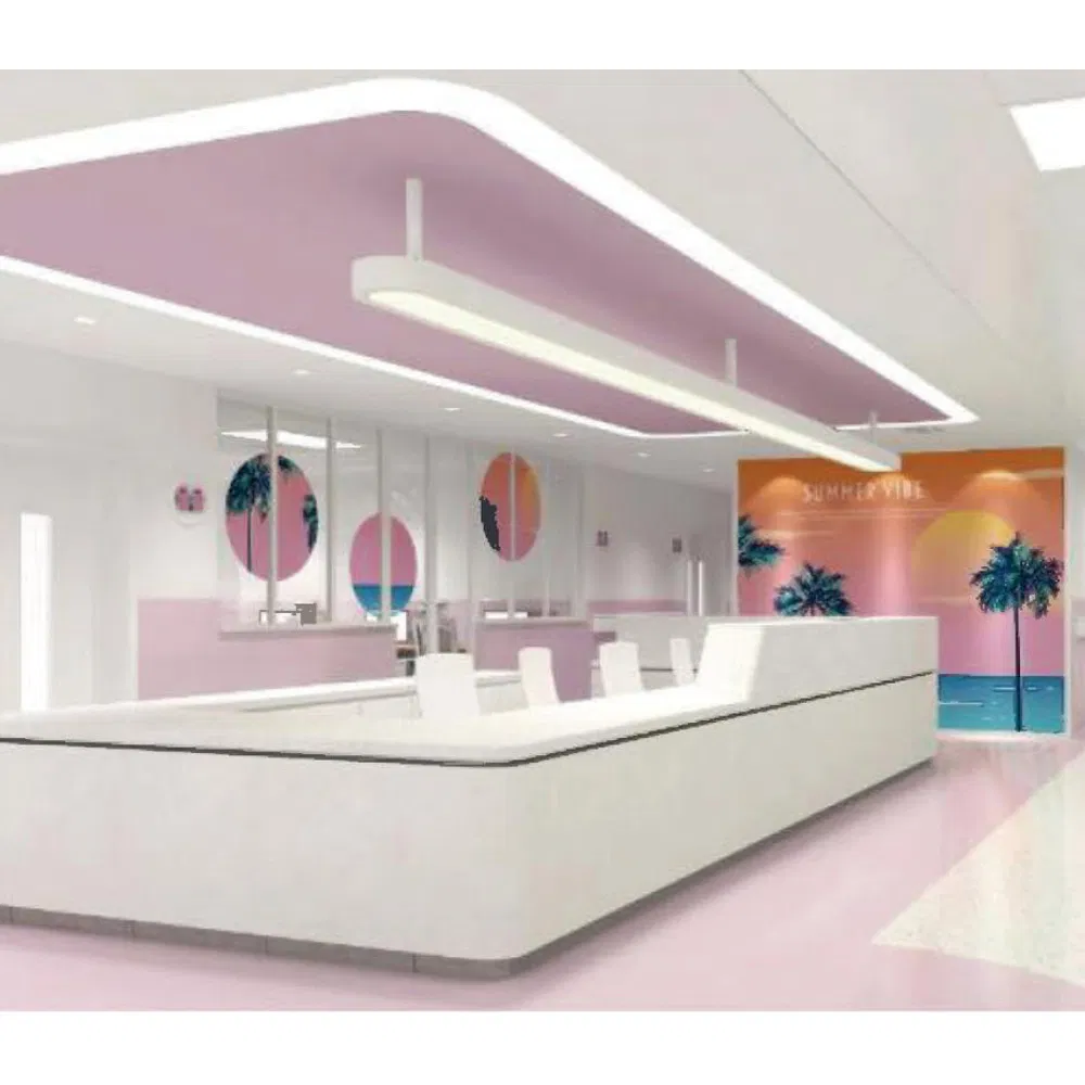 Functional Reception Desk for Medical Offices and Nurse Stations