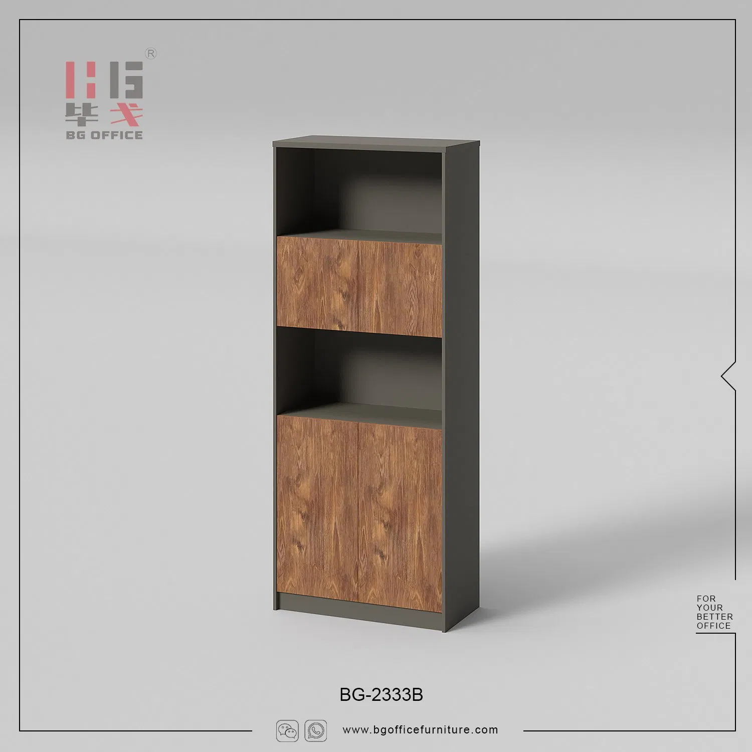 Modern Furniture Home Display Shelf Wooden Office Simple Design Bookcase